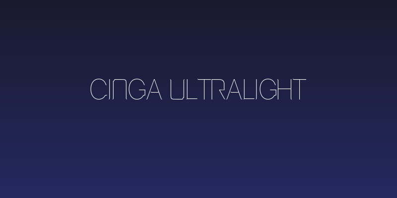 Cinga UltraLight Social Header