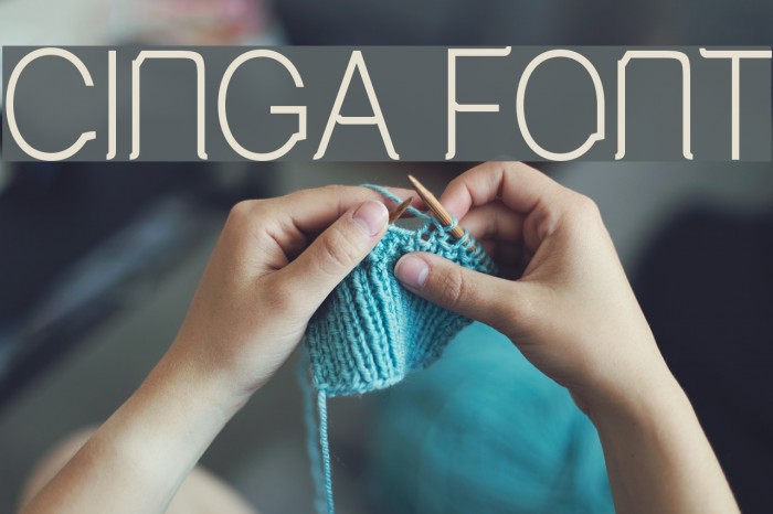 Cinga Font examples