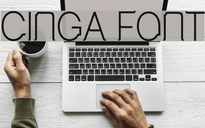 Cinga Font examples
