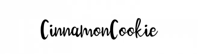 Cinnamon Cookie  Скачать бесплатные шрифты