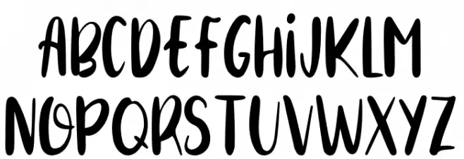 Cinnamon Cookie Schriftart Groß