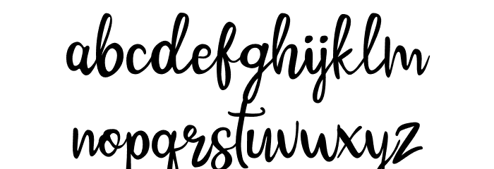 Cinnamon Cookie Font LOWERCASE