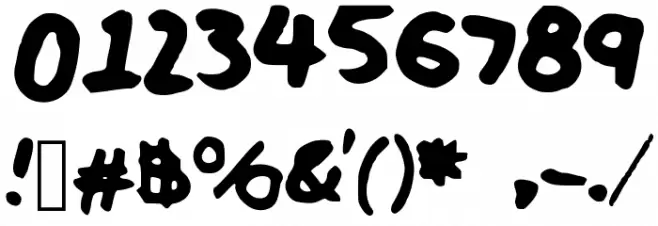 CinnamonsFont Font OTHER CHARS