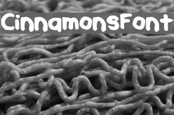 CinnamonsFont Font examples