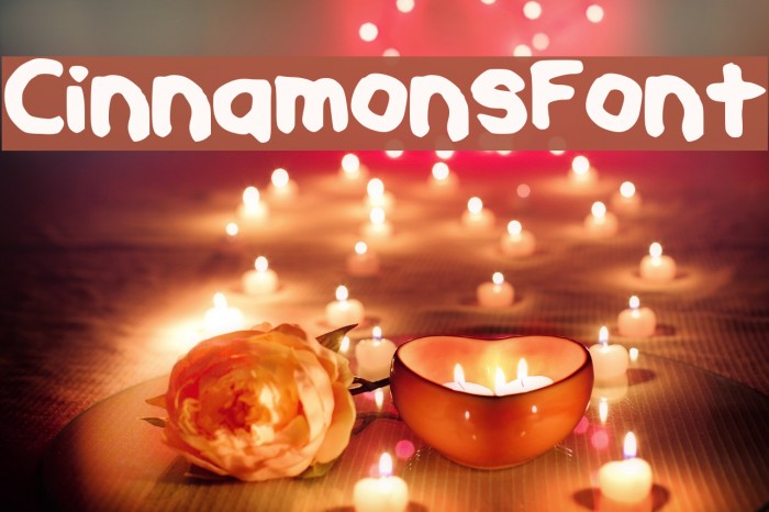 CinnamonsFont Font examples