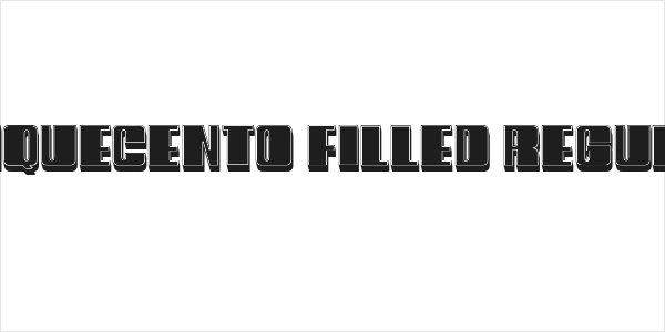 Cinquecento Filled Regular Logo