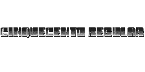 Cinquecento Regular Logo