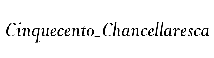 Cinquecento_Chancellaresca  नि: शुल्क फ़ॉन्ट्स डाउनलोड