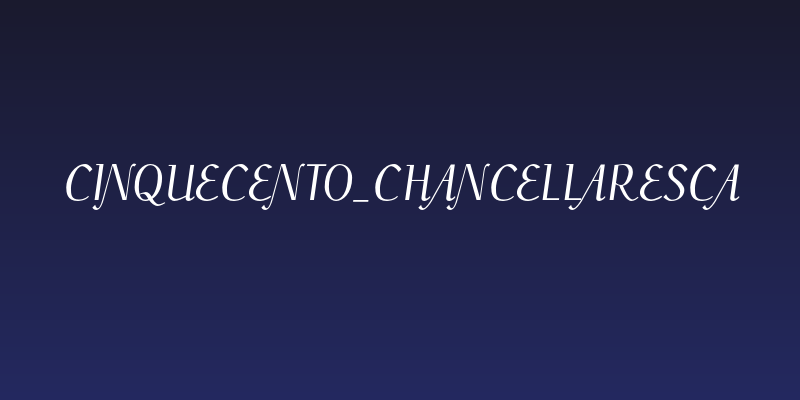 Cinquecento_Chancellaresca Social Header