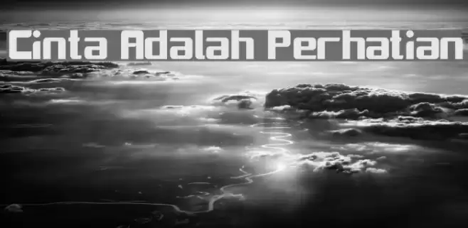 Cinta Adalah Perhatian Font examples