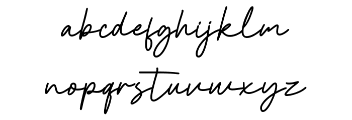 Cinta Monyett Font LOWERCASE