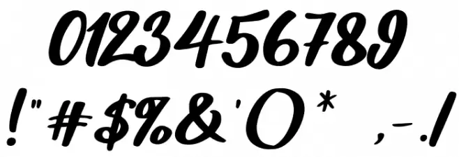 Cintaly Font OTHER CHARS