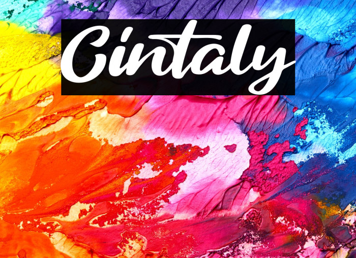 Cintaly Example 1