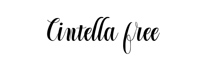 Cintella free  font caratteri gratis