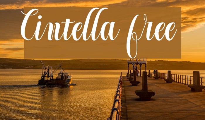 Cintella free Font examples