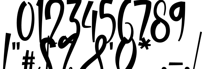Cinthia Font OTHER CHARS