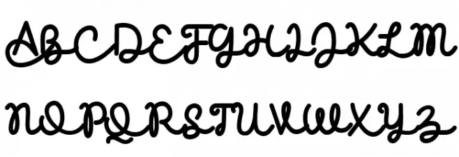 Cinthia_Demo Schriftart Groß