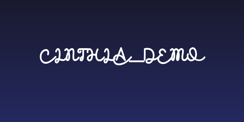 Cinthia_Demo Social Header