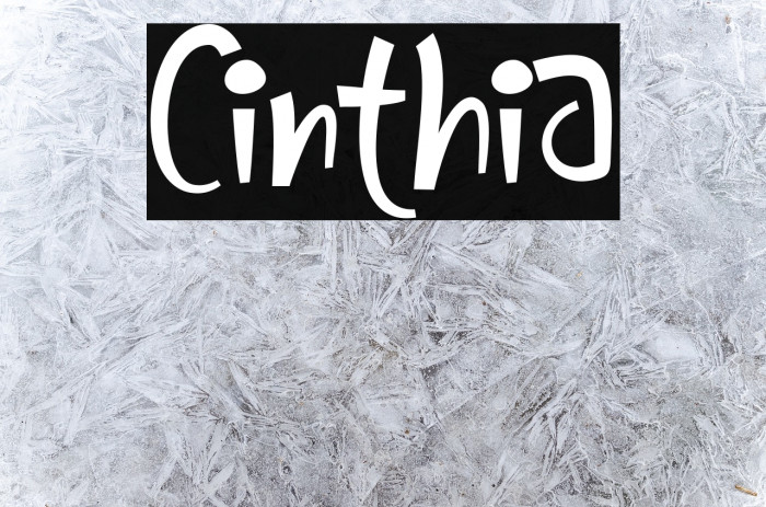 Cinthia Font examples