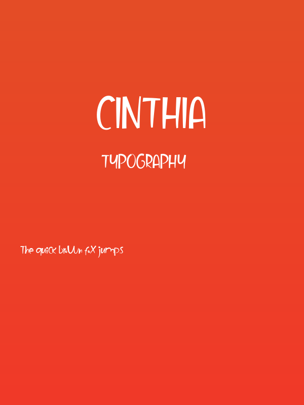 Cinthia Poster