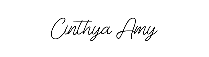 Cinthya Amy  Frei Schriftart Herunterladen