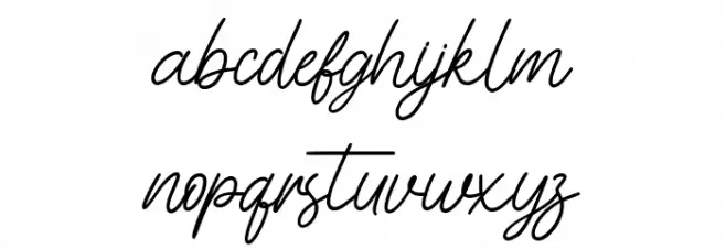 Cinthya Amy Font LOWERCASE