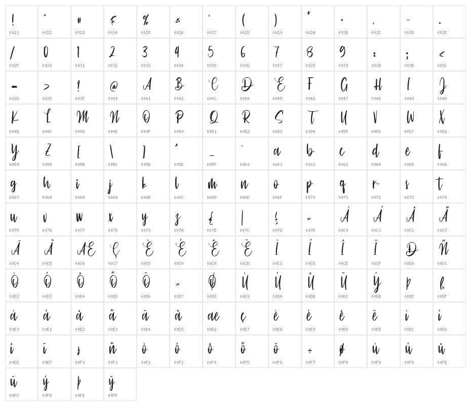 Cinthya Einzberg Character Map