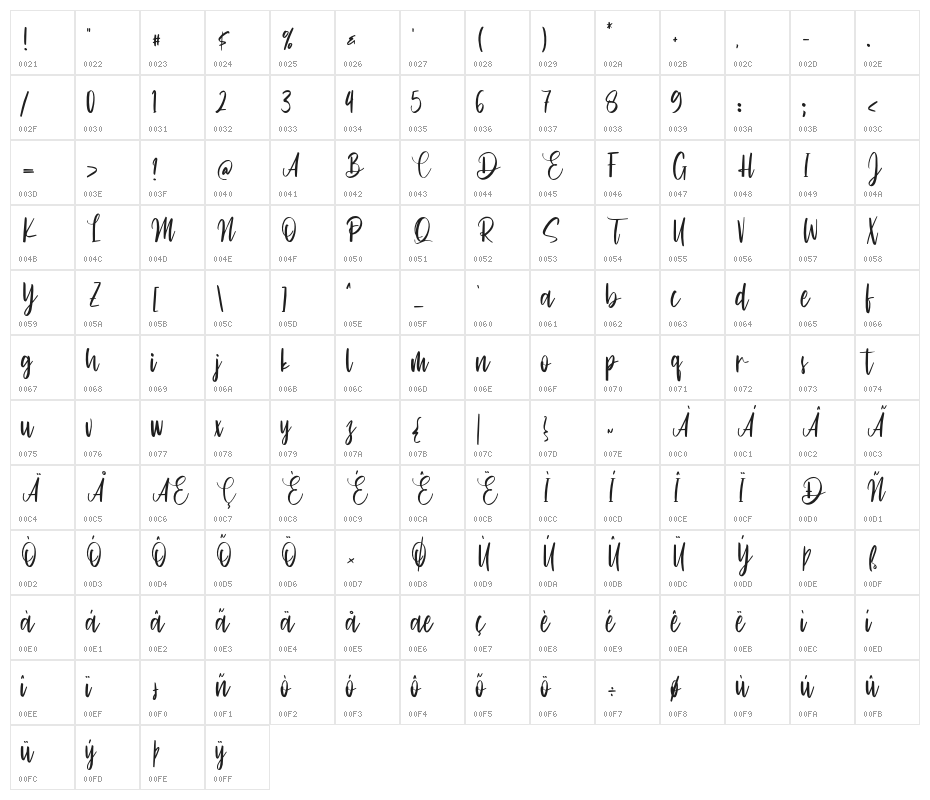 Cinthya Einzberg Character Map