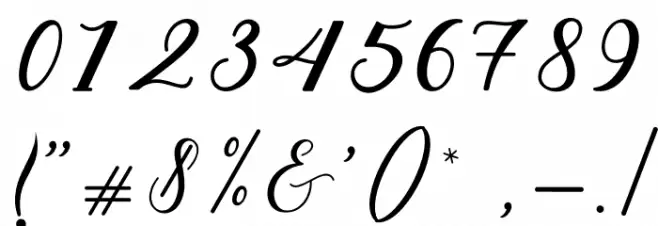 CintyaScript Font OTHER CHARS