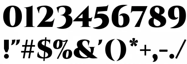 Cinzel Black Font OTHER CHARS