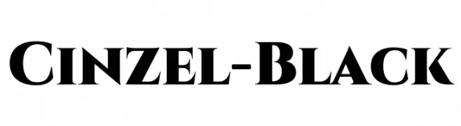 Cinzel-Black  Frei Schriftart Herunterladen