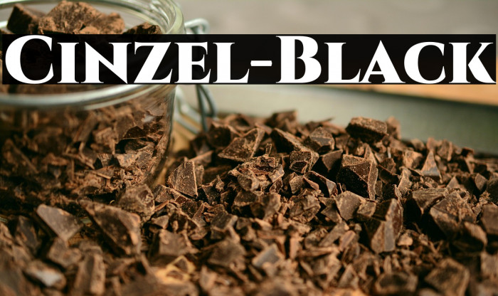 Cinzel-Black Example 1