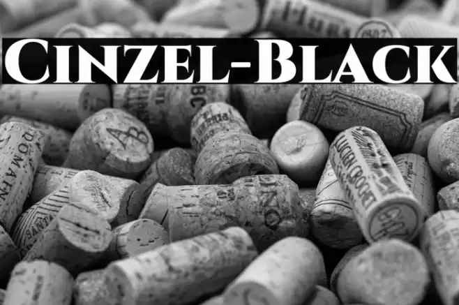 Cinzel-Black Font examples