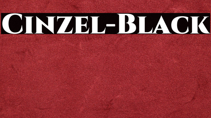 Cinzel-Black Example 3