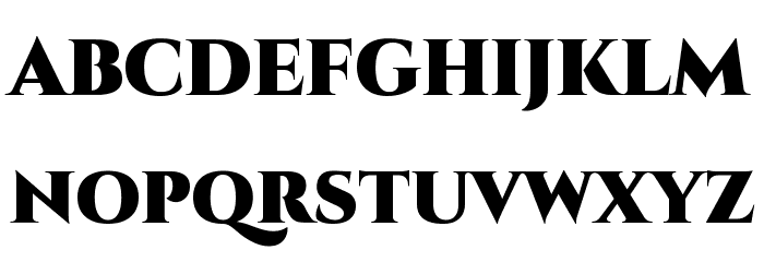 Cinzel Black Font LOWERCASE