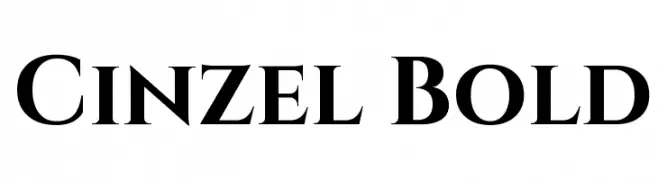 Cinzel Bold  Descarca Fonturi Gratis