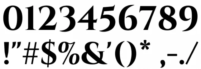 Cinzel-Bold Font OTHER CHARS