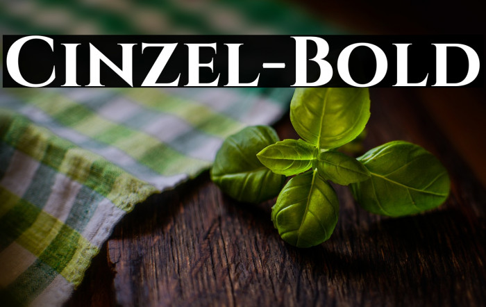 Cinzel-Bold Example 2