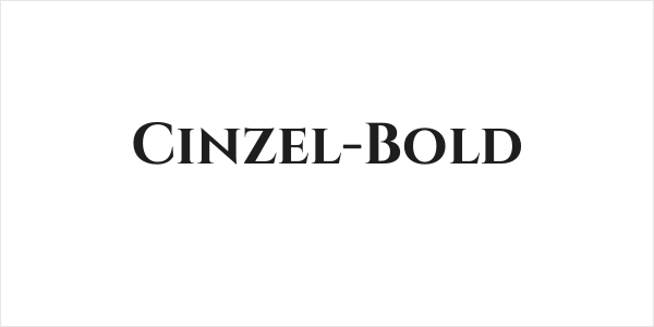 Cinzel-Bold Logo