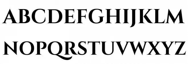 Cinzel Bold Шрифта ВЕРХНИЙ