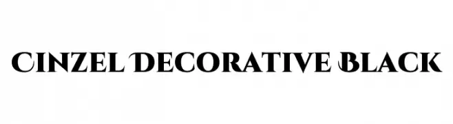 Cinzel Decorative Black  Fuentes Gratis Descargar