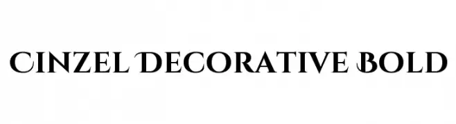 Cinzel Decorative Bold  Fuentes Gratis Descargar