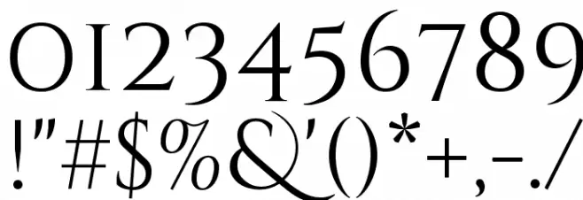 Cinzel Decorative Regular Font OTHER CHARS