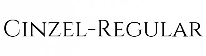 Cinzel-Regular  Frei Schriftart Herunterladen
