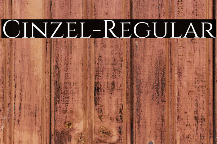 Cinzel-Regular Example 2