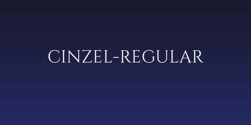 Cinzel-Regular Social Header