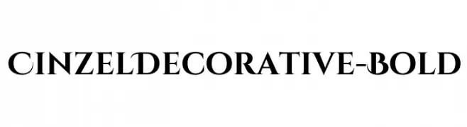 CinzelDecorative-Bold  Free Fonts Download