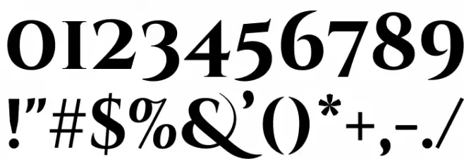 CinzelDecorative-Bold Font OTHER CHARS