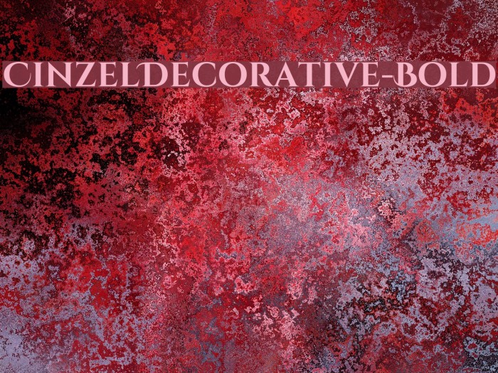 CinzelDecorative-Bold Example 2