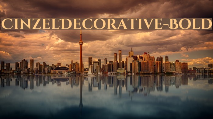 CinzelDecorative-Bold Example 3